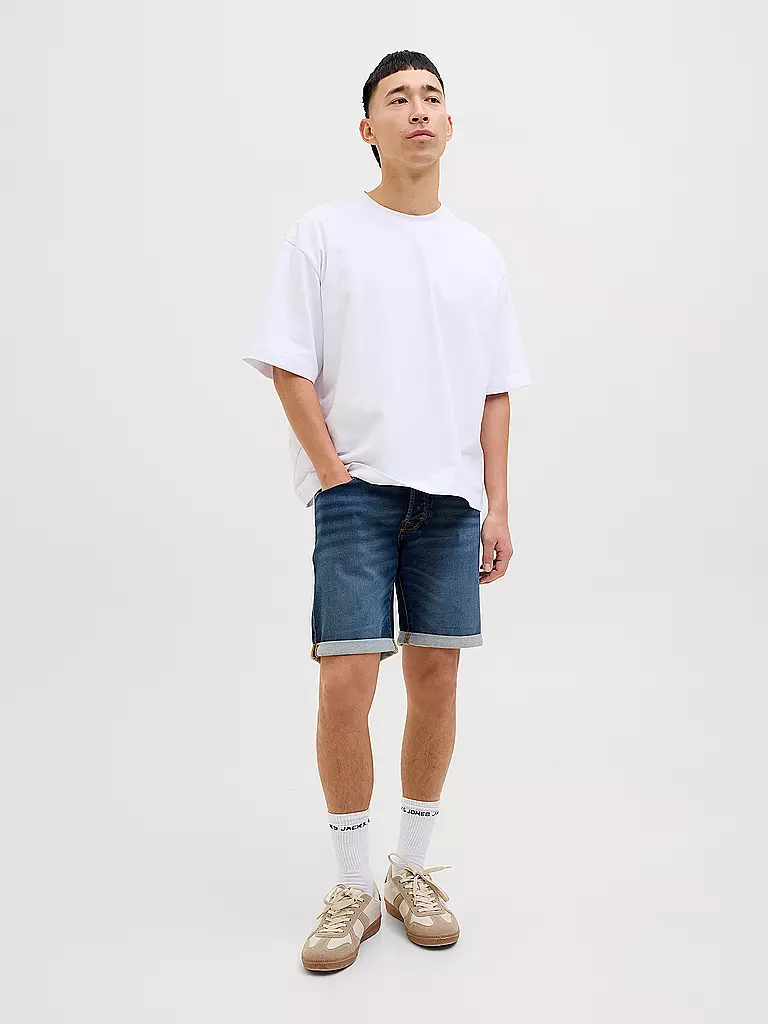 JACK & JONES | Pantalones cortos vaqueros JJIRICK JJICON | Azul