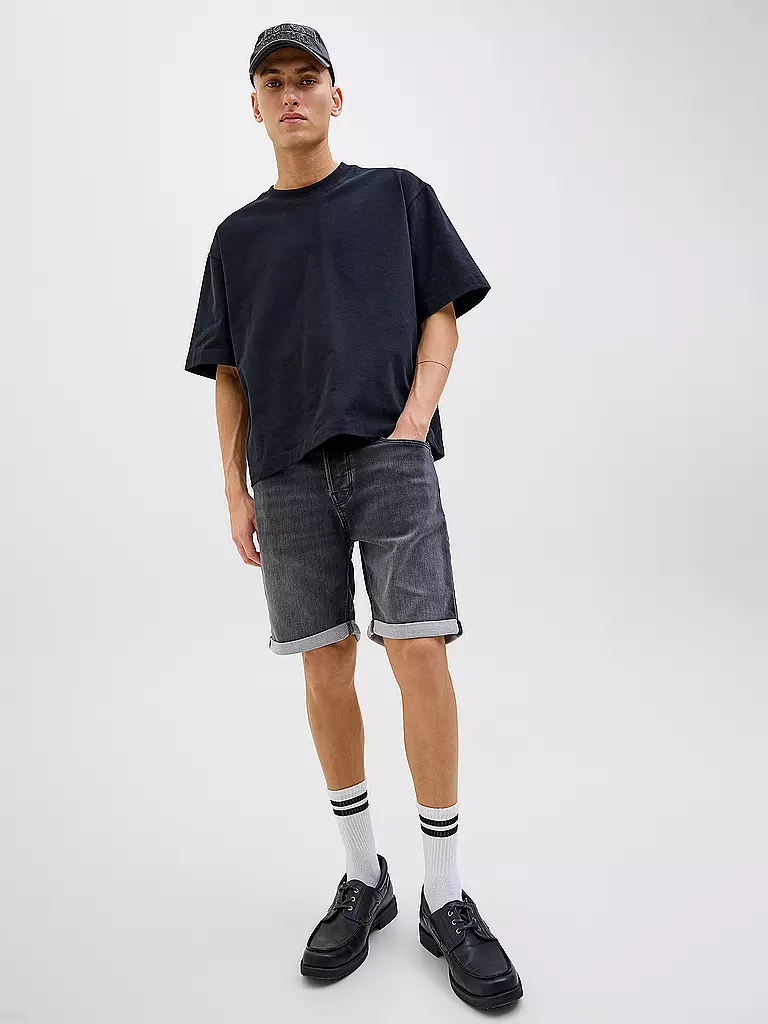 JACK & JONES | Pantalones cortos vaqueros JJIRICK JJICON | Negro