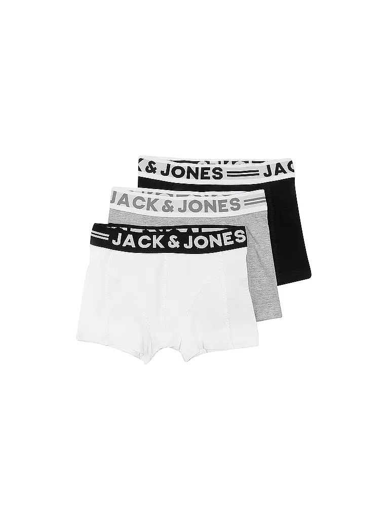 JACK & JONES | Pantalones para niño, paquete de 3 | Gris