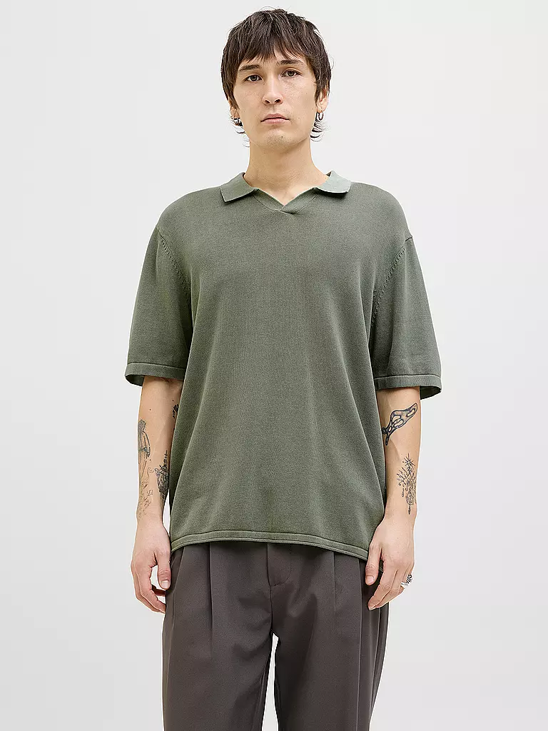 JACK & JONES | Poloshirt JJELEO | Oliva
