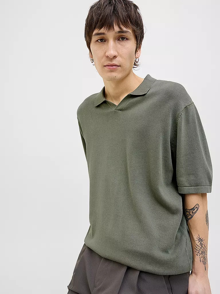 JACK & JONES | Poloshirt JJELEO | Oliva