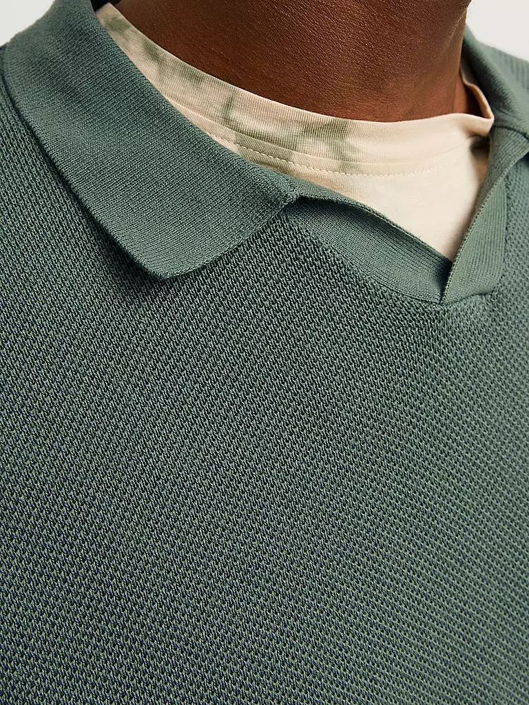 JACK & JONES | Poloshirt JORLINEN | Petróleo