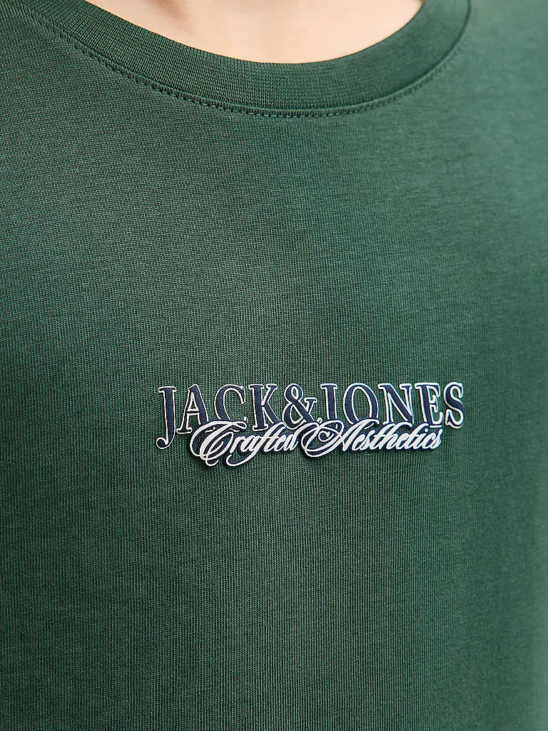 JACK & JONES | Produktname: Camiseta de manga larga para niño JORBLEECKER
Marke: JACK & JONES
Farbe: verde oscuro
Kategorien: Moda,Niños,Niños

Ärmellänge: Manga larga
Ausschnitt: Cuello redondo
Material: Jersey,Algodón
Musterung: Liso
Passform (Oberbekleidung): R | 