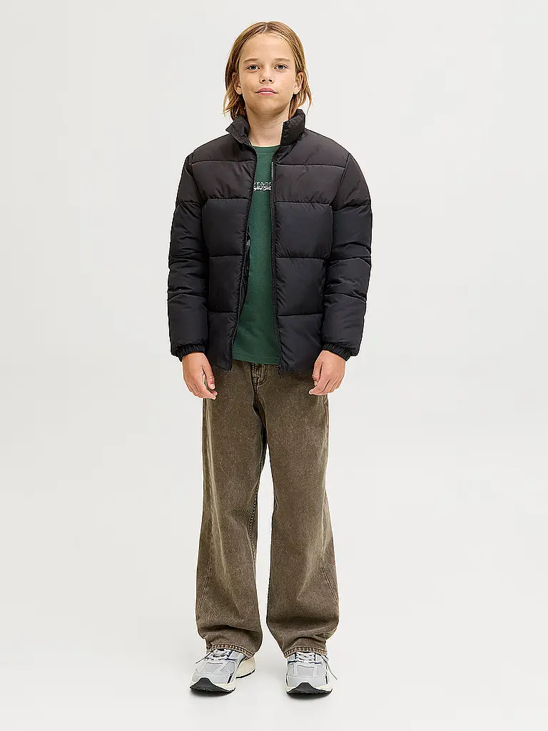 JACK & JONES | Produktname: Camiseta de manga larga para niño JORBLEECKER | Verde oscuro