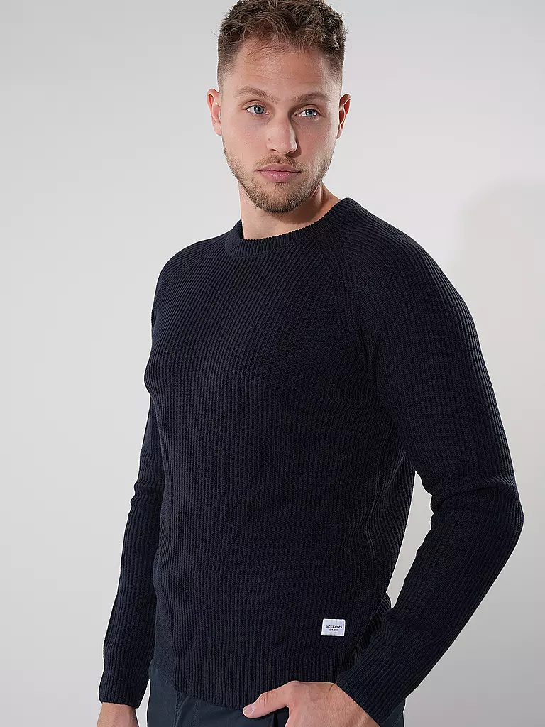 JACK & JONES | Pullover JJPANNEL | Azul oscuro