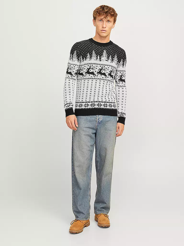 JACK & JONES | Pullover JJXMAS GABRIEL | Azul oscuro