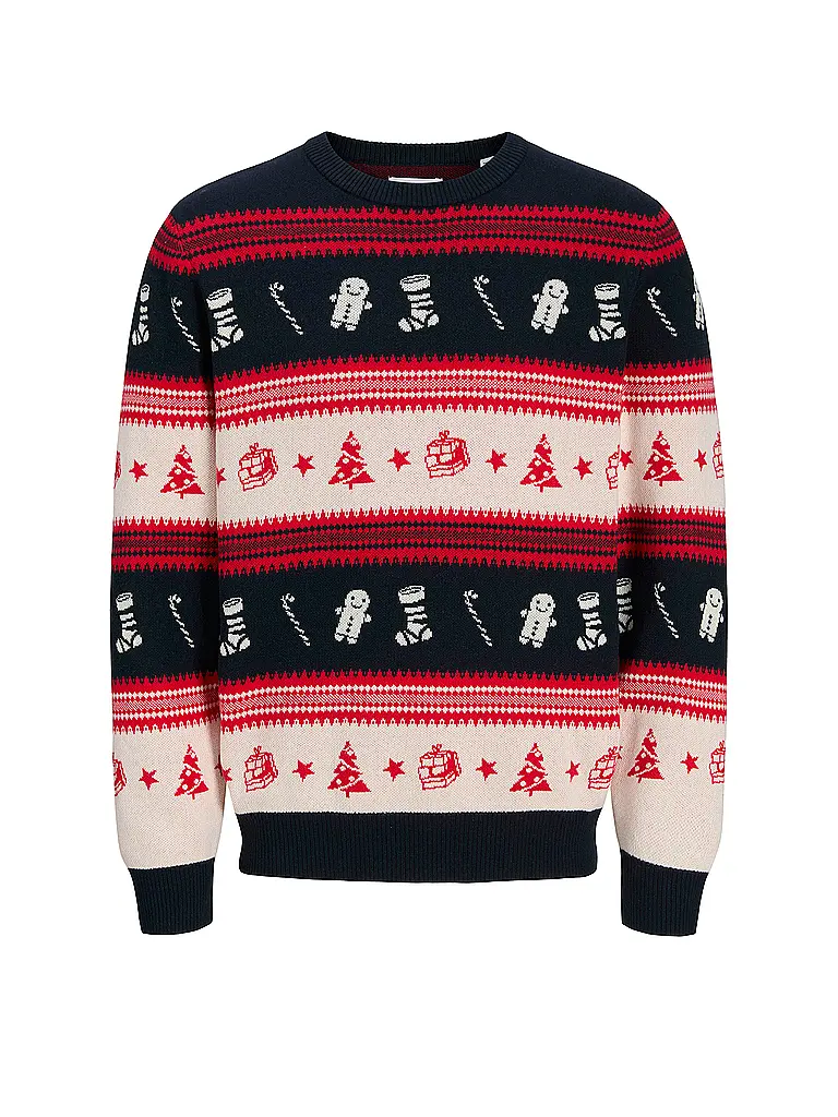 JACK & JONES | Pullover JJXMAS | Azul oscuro