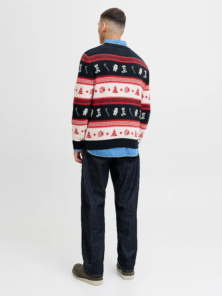 JACK & JONES | Pullover JJXMAS | Azul oscuro