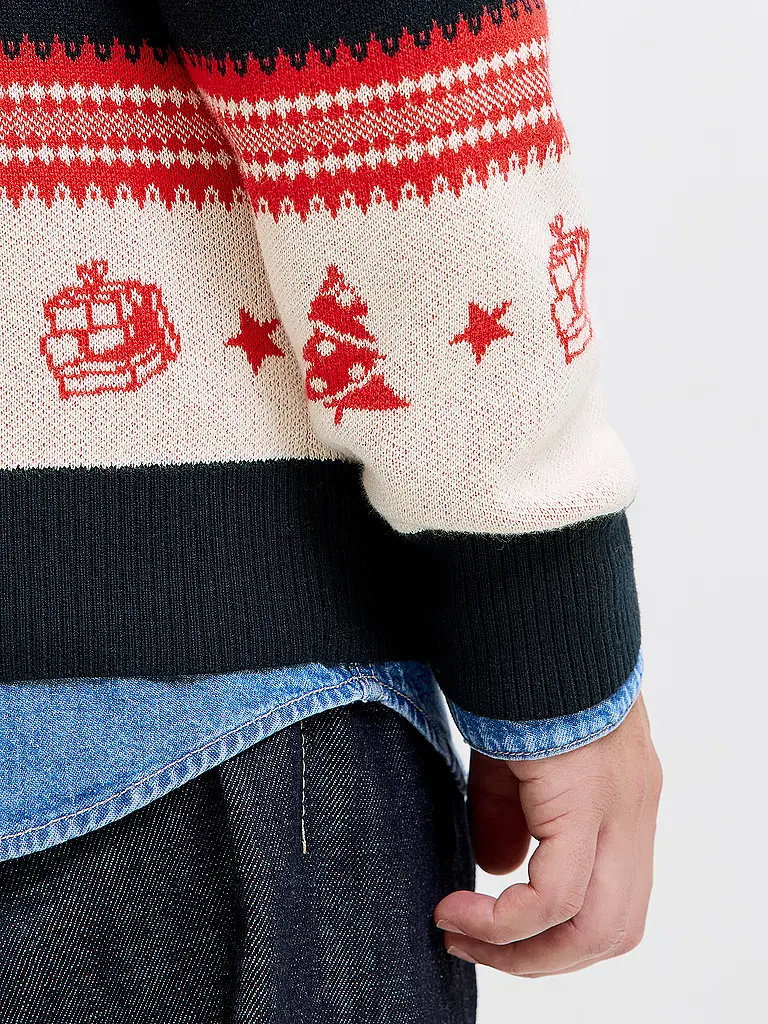 JACK & JONES | Pullover JJXMAS | Azul oscuro