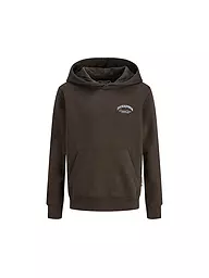 JACK & JONES | Sudadera con capucha para niño - Hoodie JJEBRANDES | Marrón