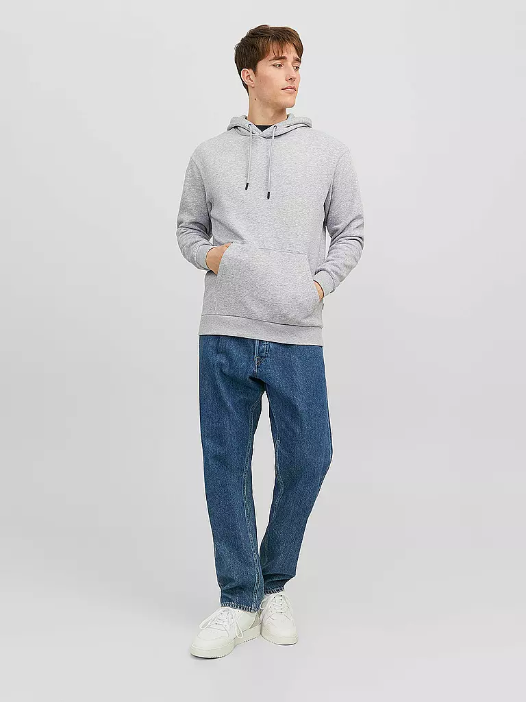 JACK & JONES | Sudadera con capucha - Hoodie JJEBRADLEY | Gris claro