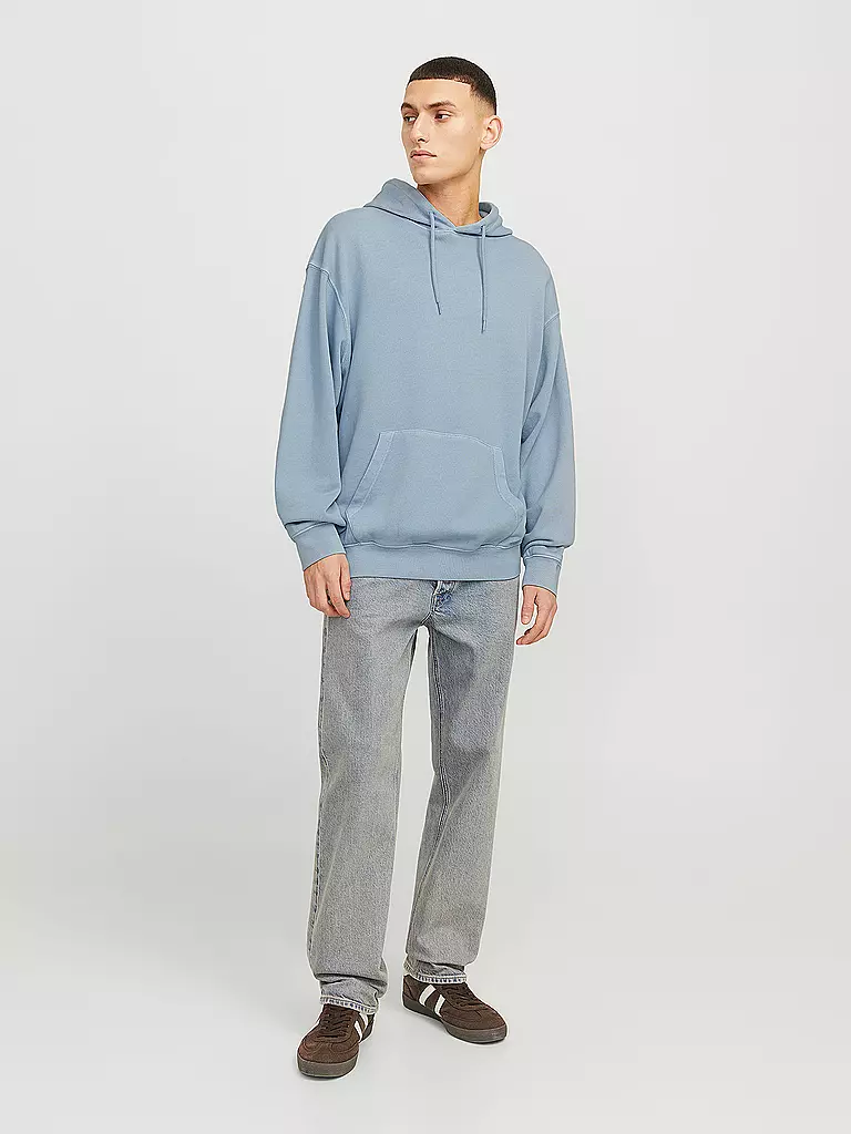 JACK & JONES | Sudadera con capucha - Hoodie JJECHARGE | Azul claro