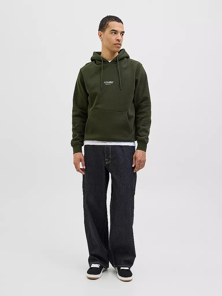 JACK & JONES | Sudadera con capucha - Hoodie JJESOHO | Oliva