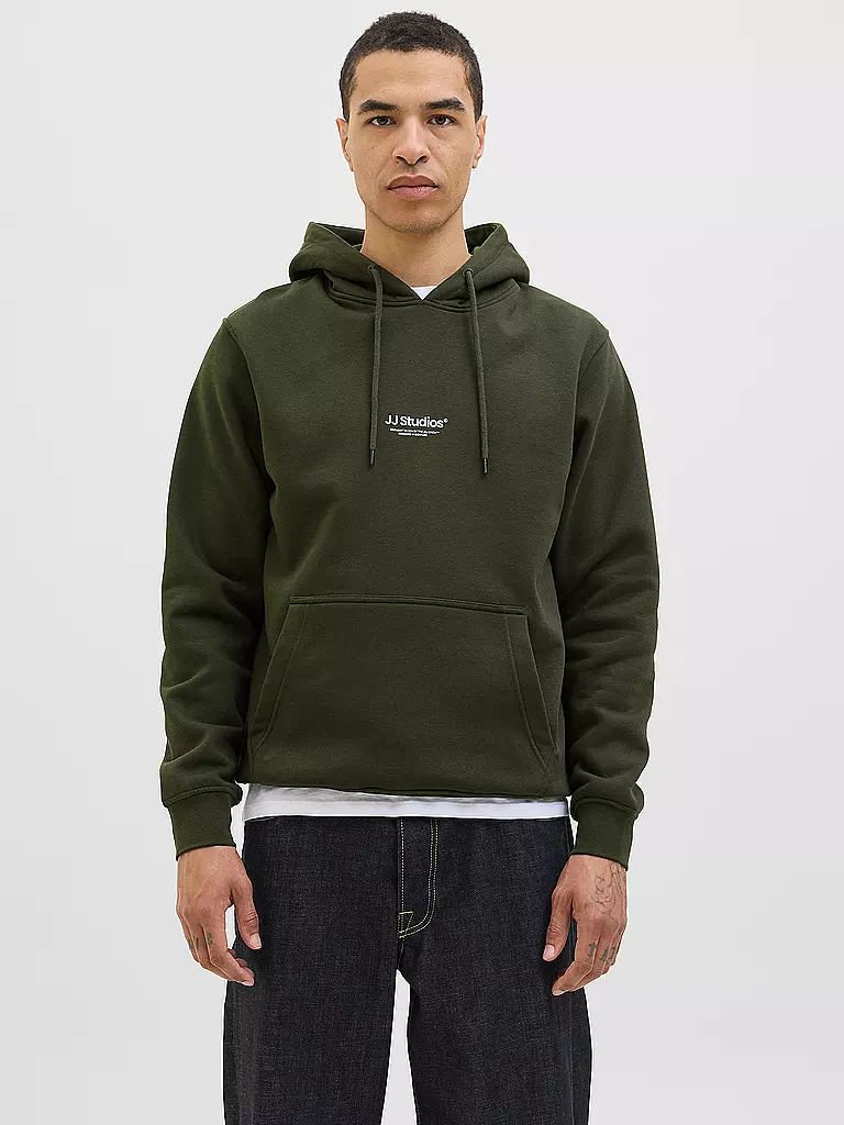 JACK & JONES | Sudadera con capucha - Hoodie JJESOHO | Oliva