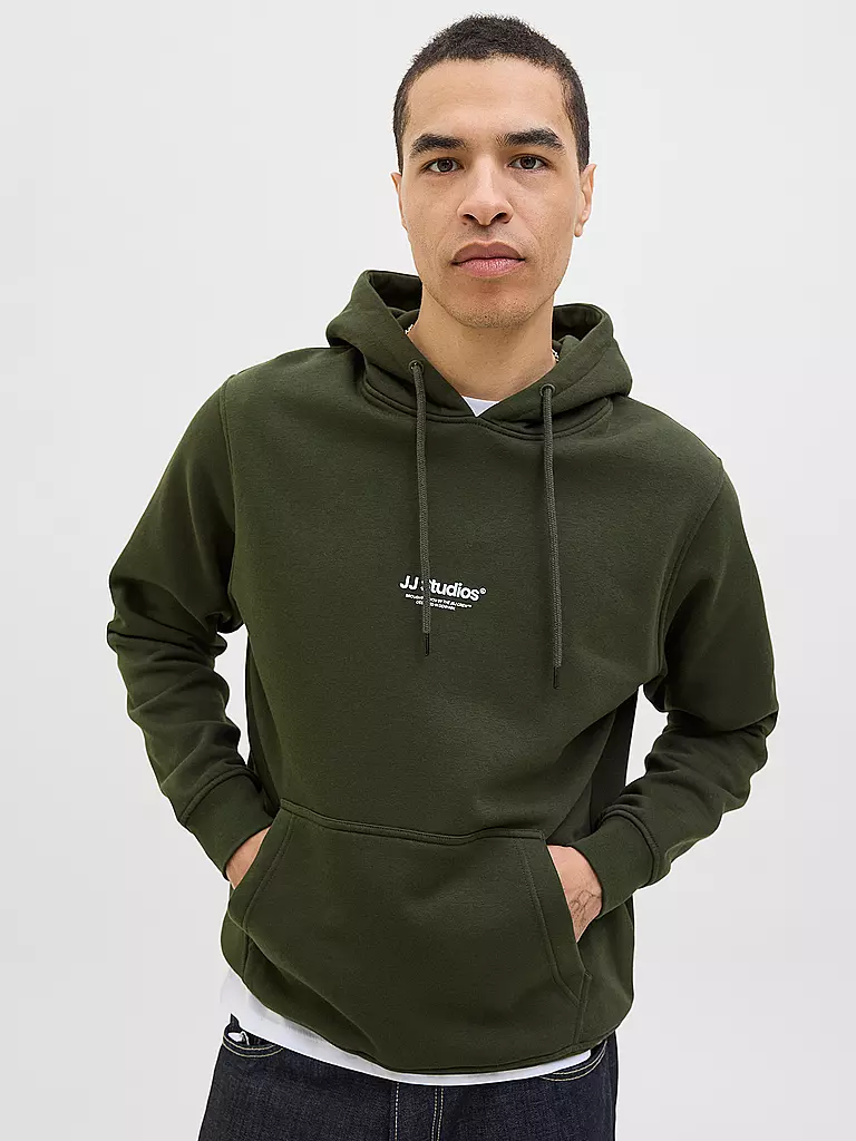 JACK & JONES | Sudadera con capucha - Hoodie JJESOHO | Oliva