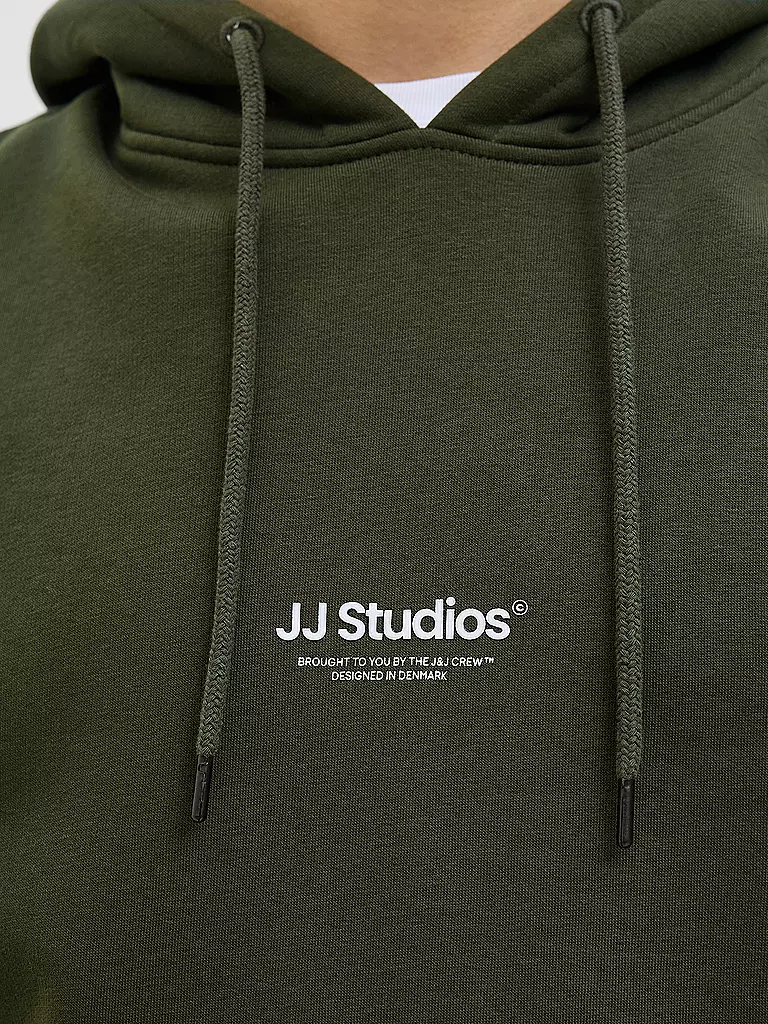 JACK & JONES | Sudadera con capucha - Hoodie JJESOHO | Oliva