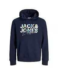 JACK & JONES | Sudadera con capucha - Hoodie JJGEPLAS | Azul oscuro