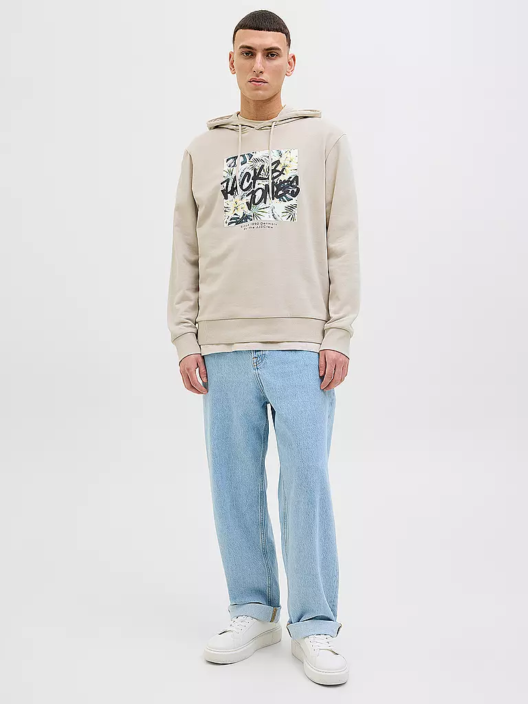JACK & JONES | Sudadera con capucha - Hoodie JJHAWAII | Beige
