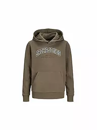 JACK & JONES | Sudadera con capucha para niño - Hoodie JJECALEB | Marrón