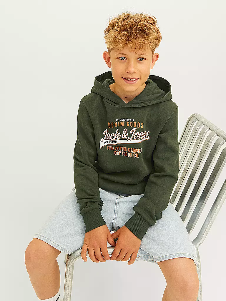 JACK & JONES | Sudadera con capucha para niño - Hoodie JJELOGO | 