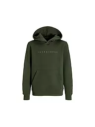 JACK & JONES | Jungen Kapuzensweater - Hoodie JJESTAR JJ  | Verde oscuro