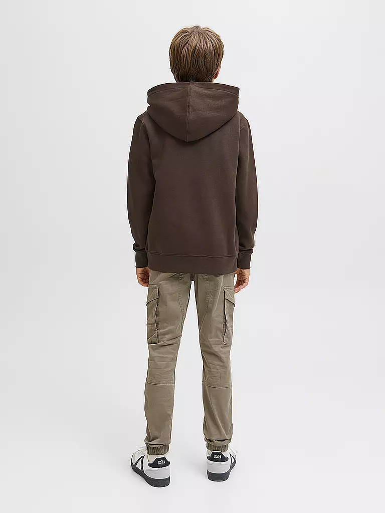 JACK & JONES | Sudadera con capucha para niño - Hoodie JJESTAR JJ | Marrón