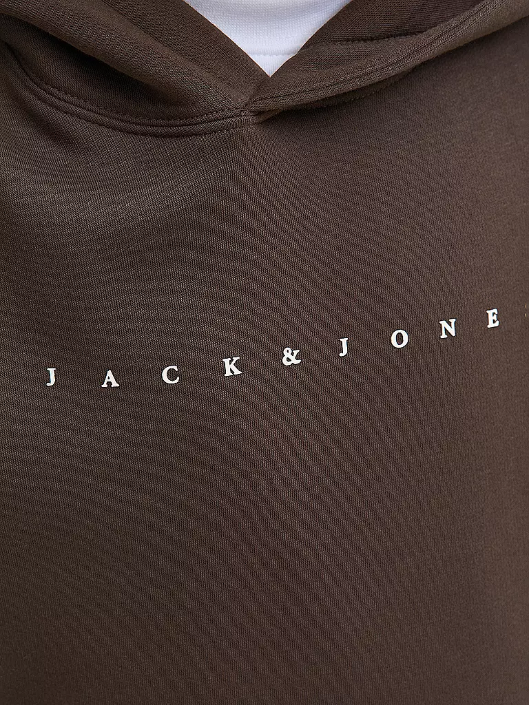 JACK & JONES | Sudadera con capucha para niño - Hoodie JJESTAR JJ | Marrón