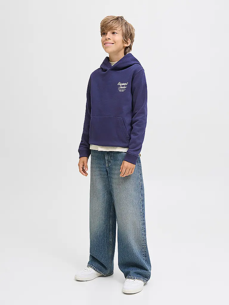 JACK & JONES | Sudadera con capucha para niño - Hoodie JORNORREBRO | Azul