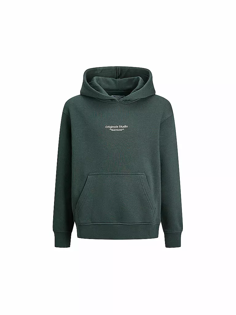 JACK & JONES | Sudadera con capucha para niño - Hoodie JORVESTERBRO | Verde oscuro