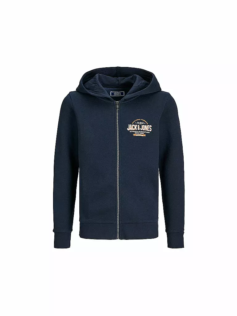 JACK & JONES | Sudadera con capucha para niño JJELOGO | Azul oscuro