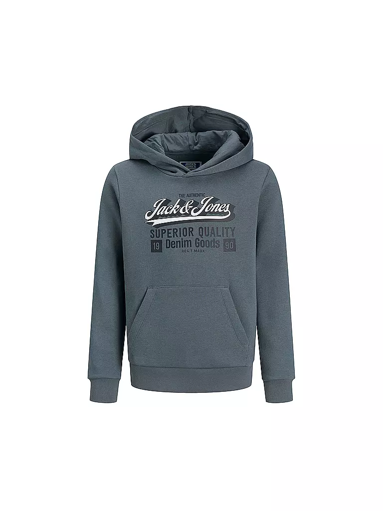 JACK & JONES | Sudadera con capucha para niño JJELOGO | Azul