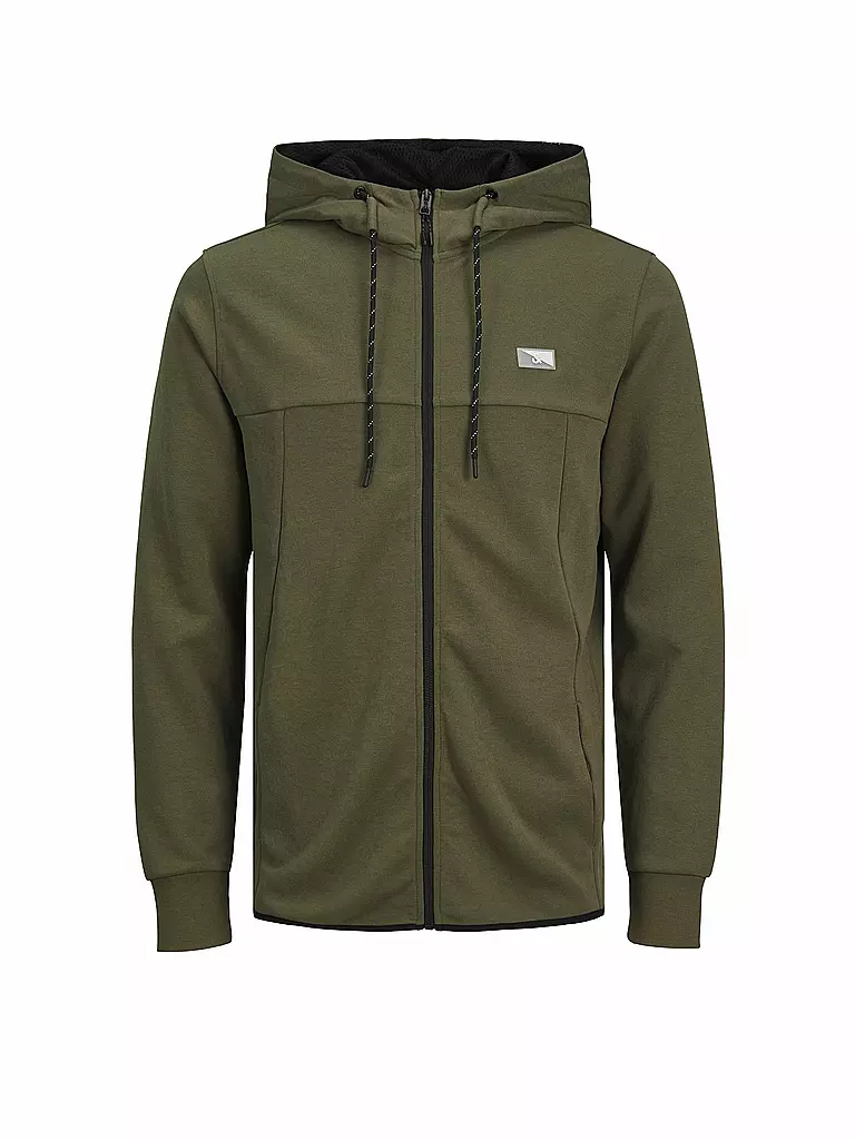 JACK & JONES | Sudadera con cremallera JCOAIR | Oliva