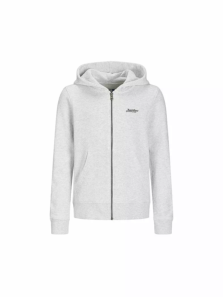 JACK & JONES | Sudadera con cremallera para niño JJBEAU | Blanco
