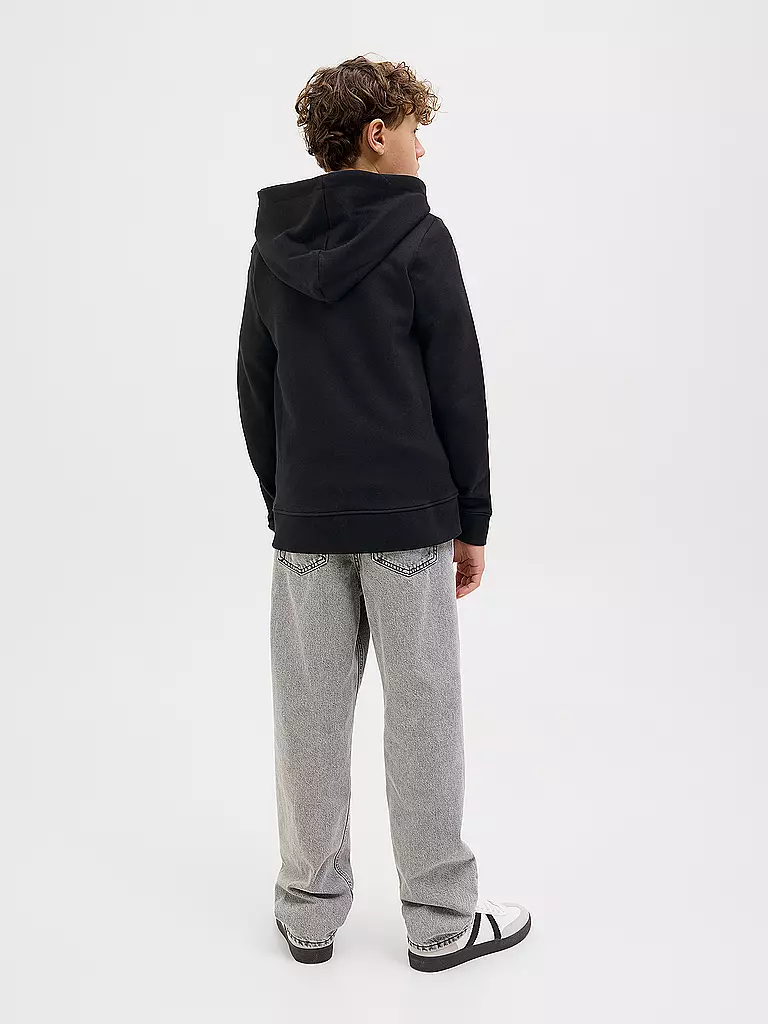 JACK & JONES | Sudadera con cremallera para niño JJBEAU | Negro