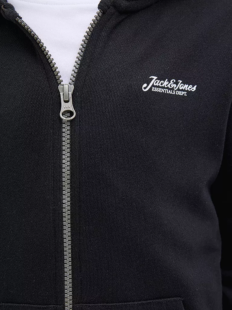 JACK & JONES | Sudadera con cremallera para niño JJBEAU | Negro