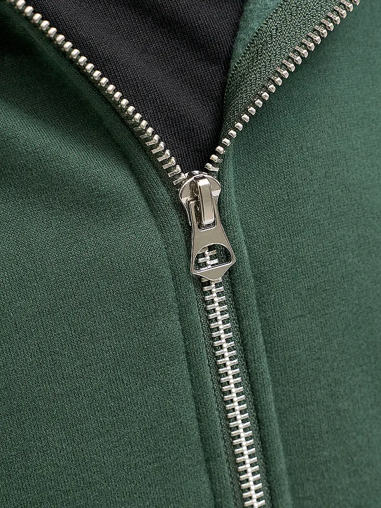 JACK & JONES | Sudadera con cremallera para niño JORBEDFORD | Verde oscuro
