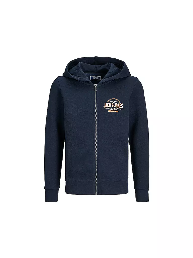 JACK & JONES | Sudadera con cremallera para niño | Azul oscuro