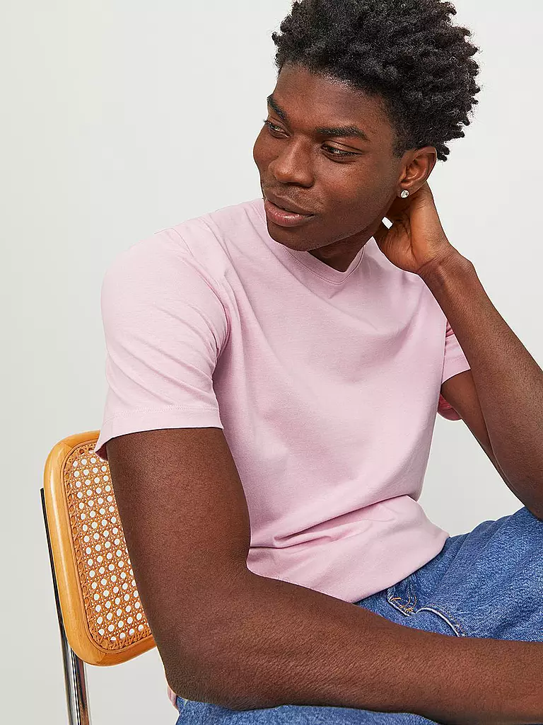 JACK & JONES | T-Shirt JJEORGANIC | Rosa