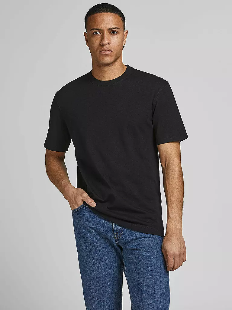 JACK & JONES | T-Shirt JJERELAXED  | Negro