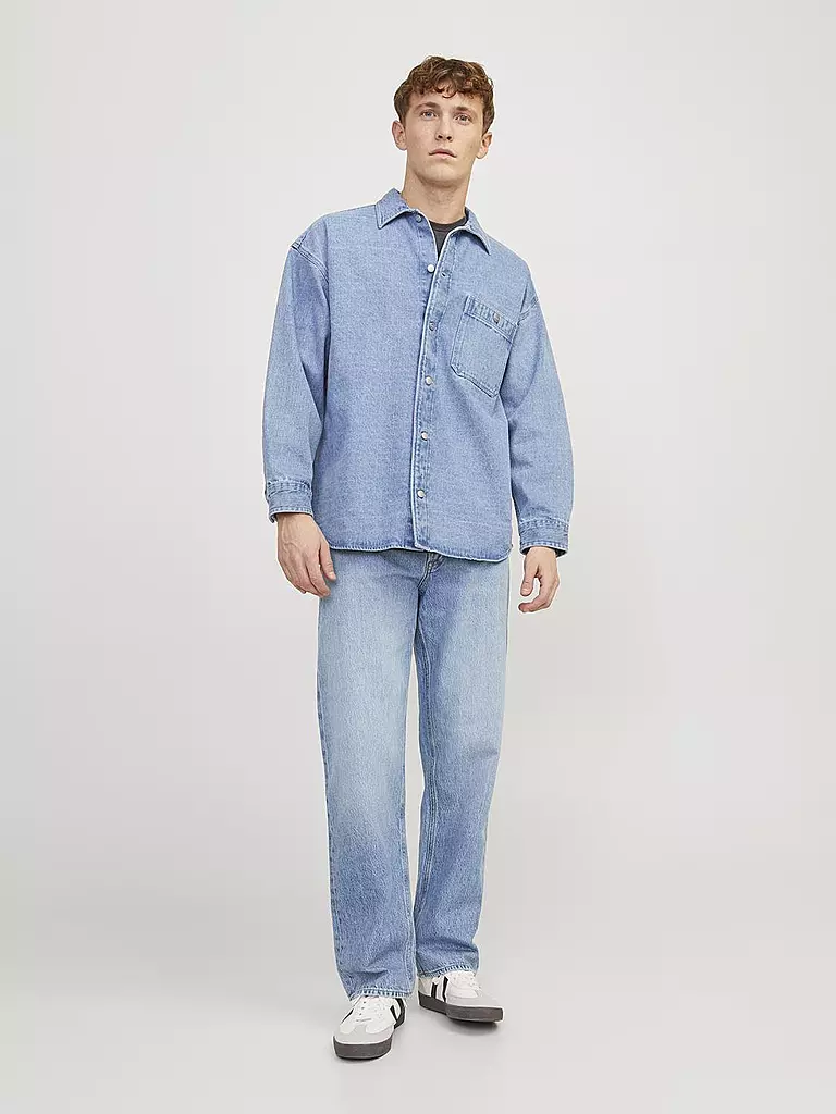 JACK & JONES | Vaqueros Baggy Fit JJIEDDIE JJORIGINAL | Azul