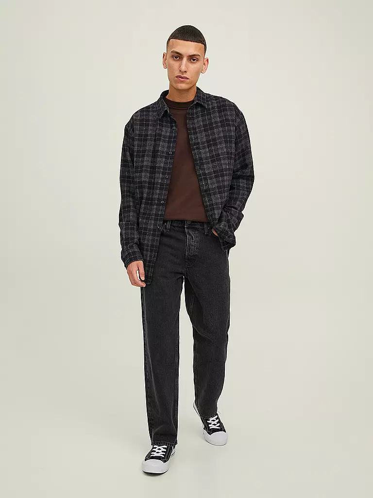 JACK & JONES | Vaqueros Loose Fit JJIEDDIE | Negro