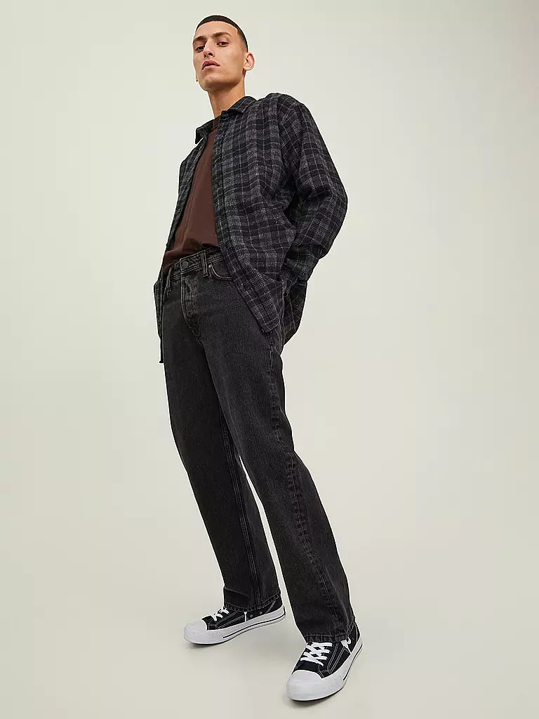 JACK & JONES | Vaqueros Loose Fit JJIEDDIE | Negro