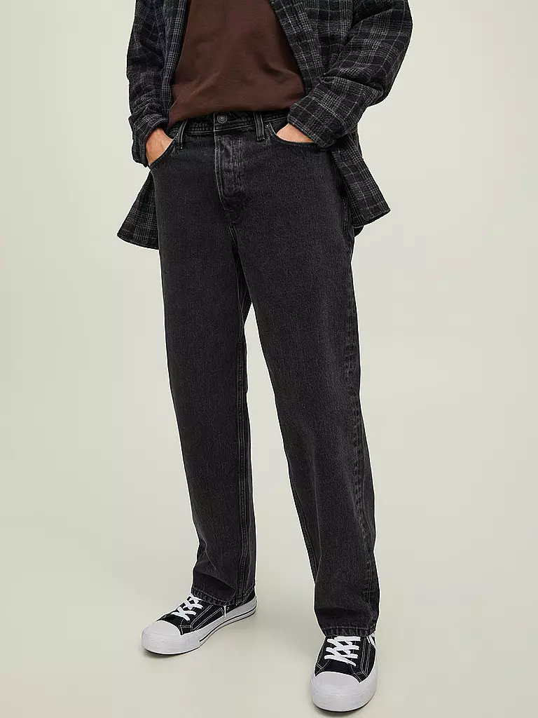 JACK & JONES | Vaqueros Loose Fit JJIEDDIE | Negro