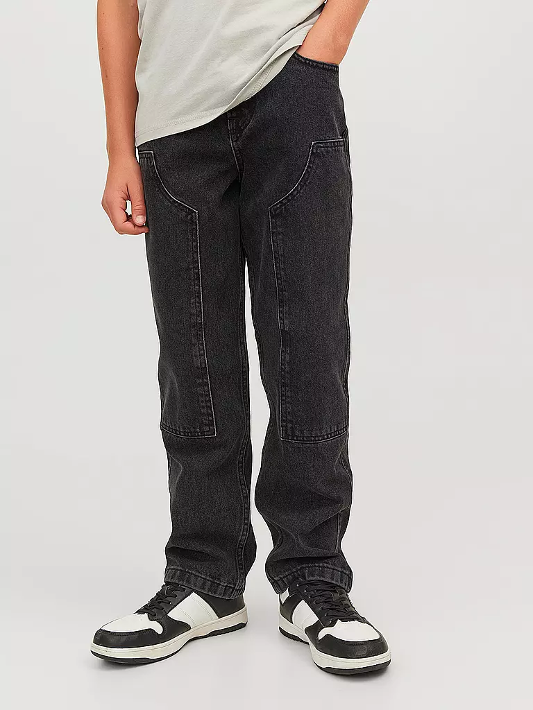 JACK & JONES | Vaqueros para niño JJICHRIS JJICARPENTER | Negro