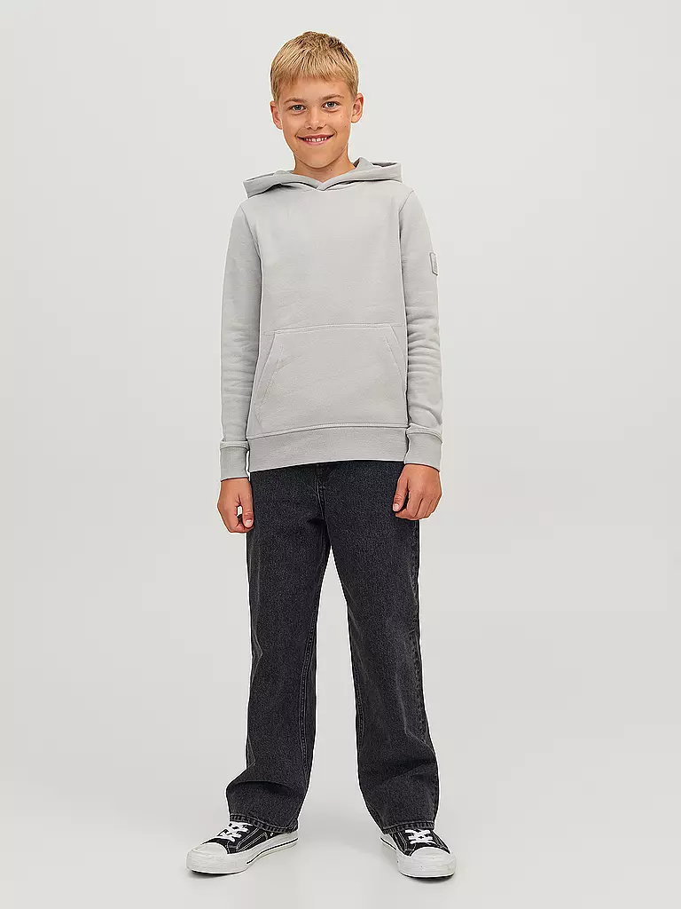JACK & JONES | Vaqueros Regular Fit JJIALEX JJORIGINAL para niño | Negro