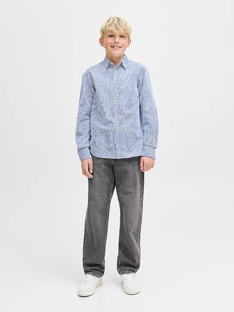 JACK & JONES | Vaqueros Regular Fit JJICHRIS para niño | Negro