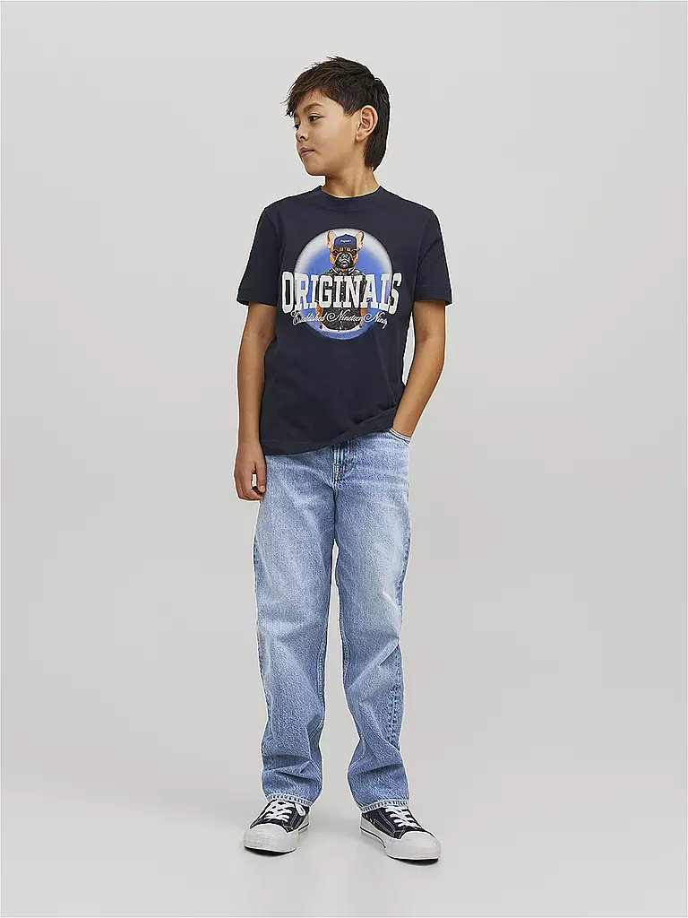 JACK & JONES | Vaqueros Relaxed Fit JJICHRIS JJORIGINAL para niño | Azul claro