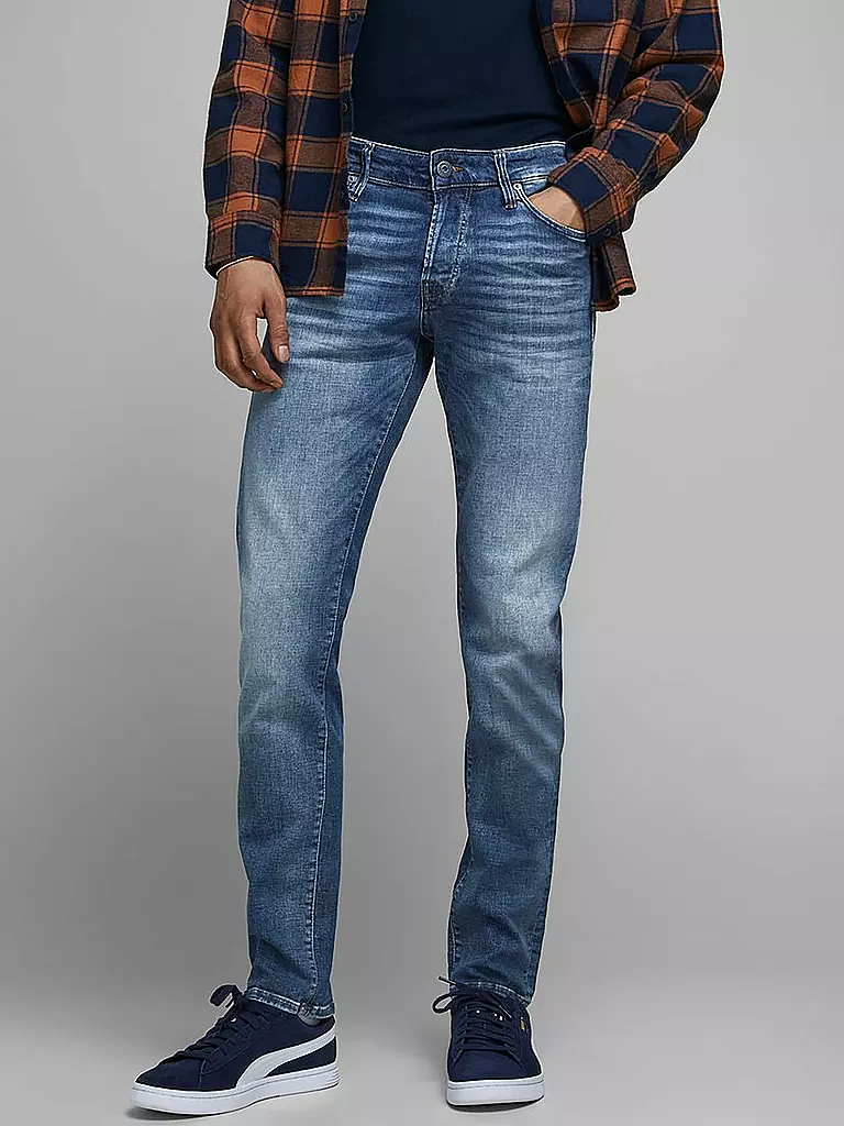 JACK & JONES | Vaqueros Slim Fit JJIGLENN JJICON | Azul