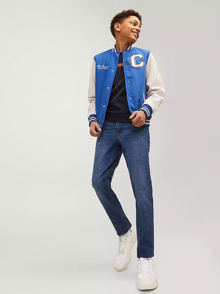 JACK & JONES | Vaqueros Slim Fit JJIGLENN JJORIGINAL para niño | 