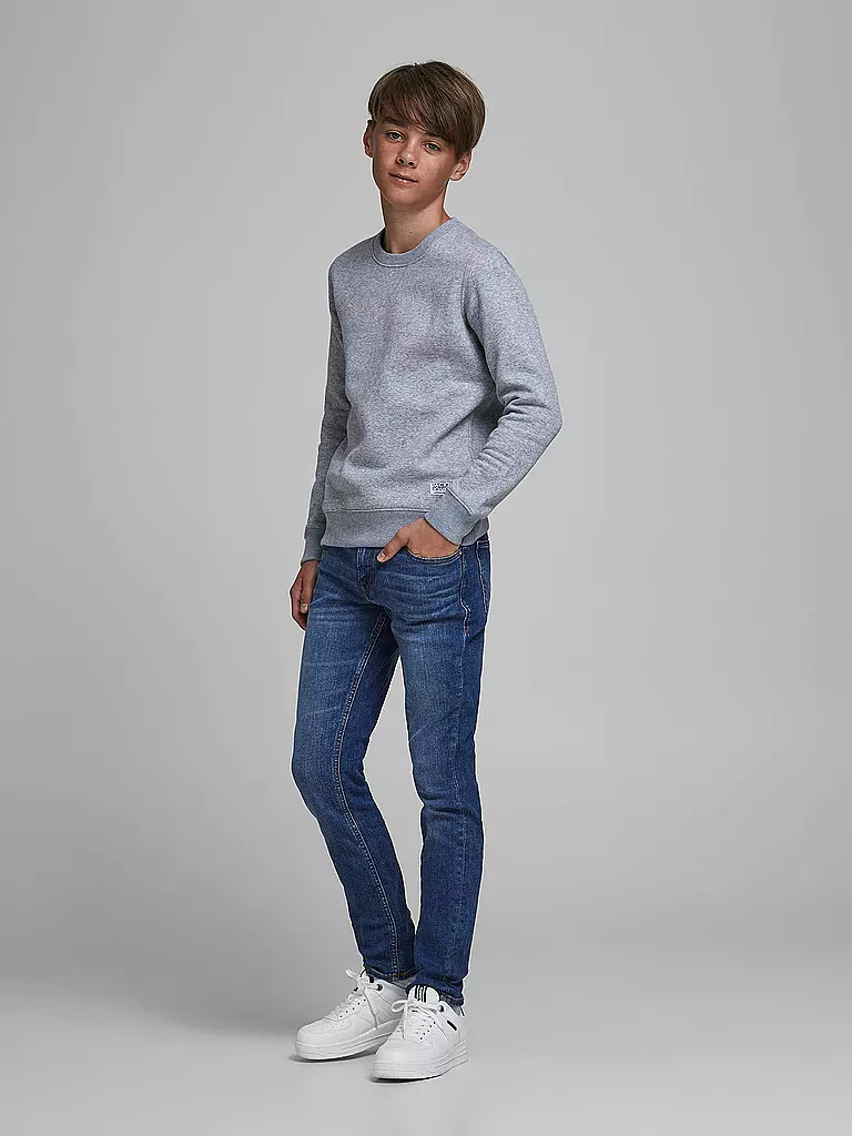 JACK & JONES | Vaqueros Slim Fit JJIGLENN JJORIGINAL para niño | Azul
